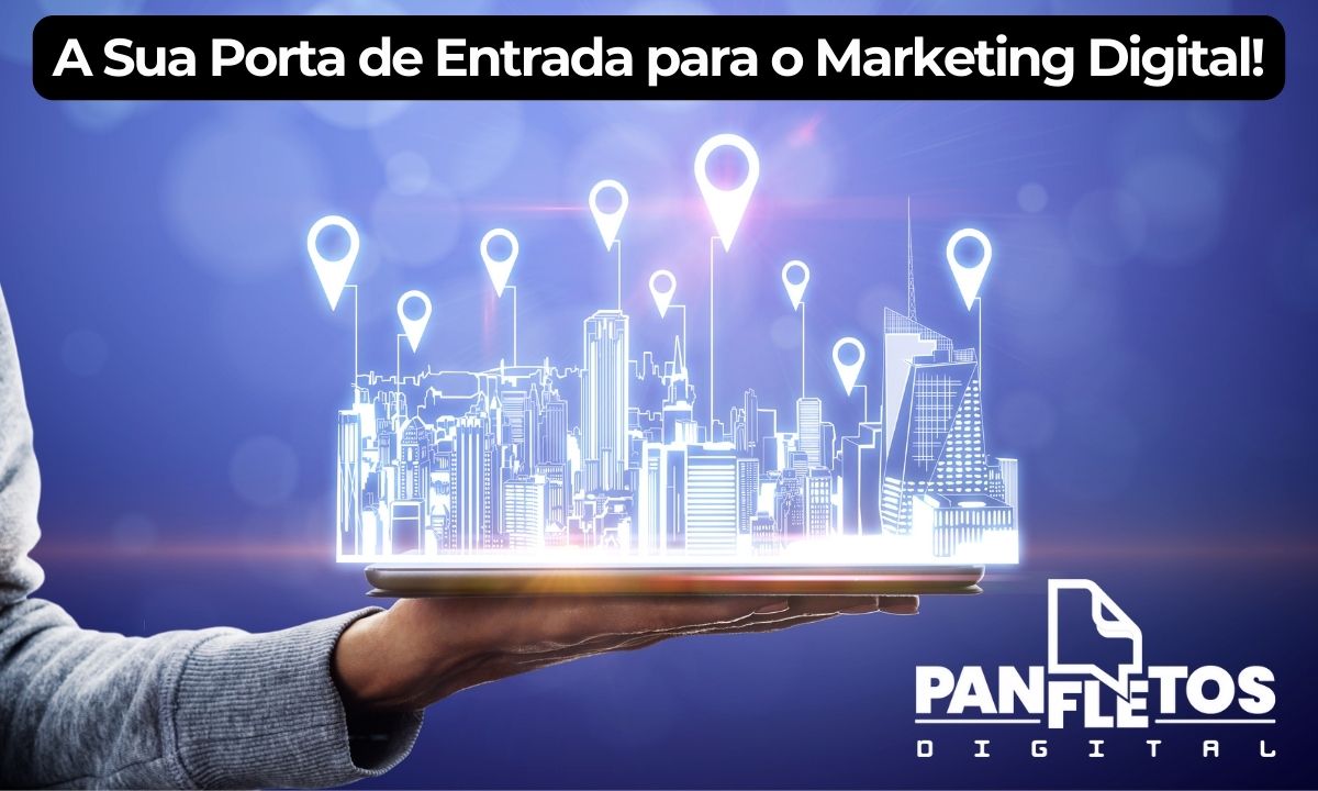 Panfletagem Digital aparecendo no celular do cliente